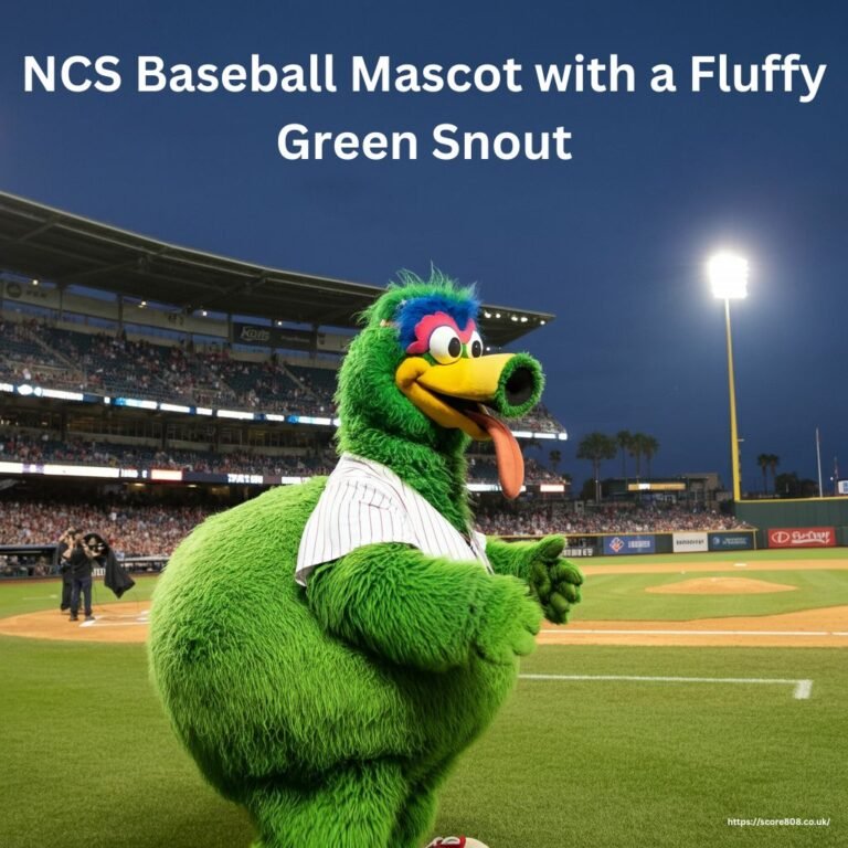 Unveiling the NCS Baseball Mascot with a Fluffy Green Snout