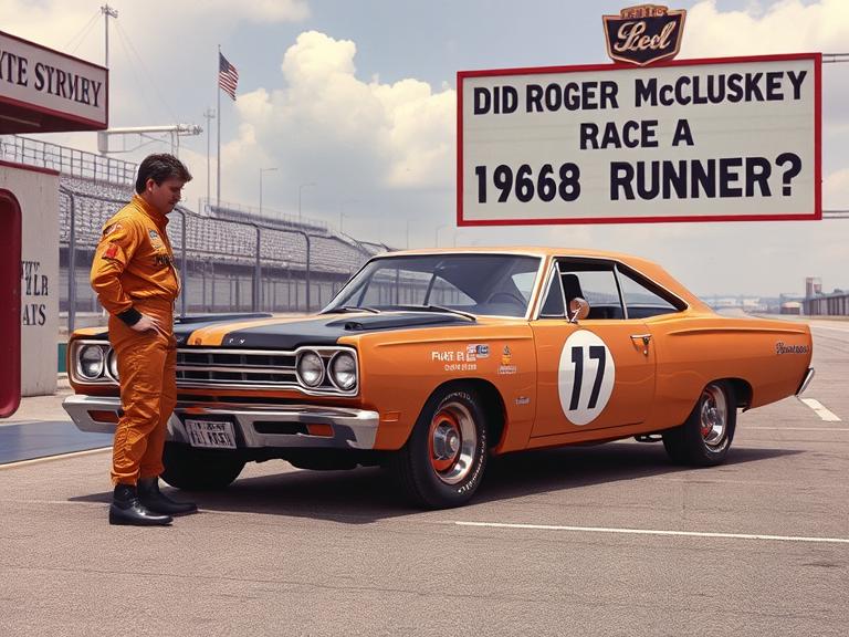 Did Roger McCluskey Race a 1968 Plymouth Road Runner? A Deep Dive into Racing History