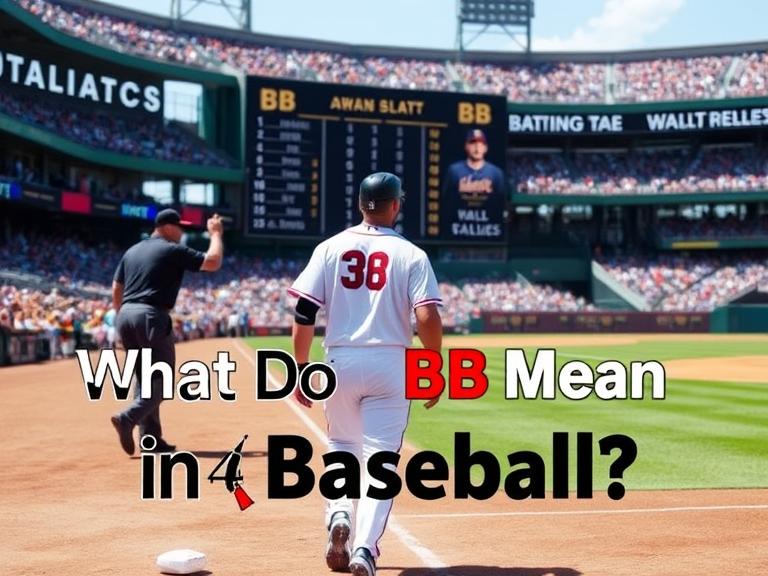 What Do BB Mean in Baseball? A Complete Explanation