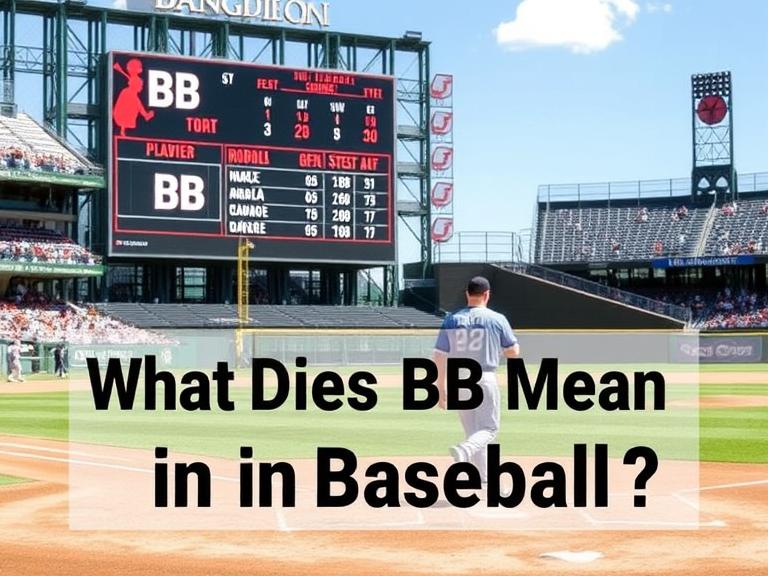 What Does BB Mean in Baseball?