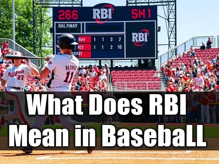 What Does RBI Mean in Baseball? A Complete Explanation