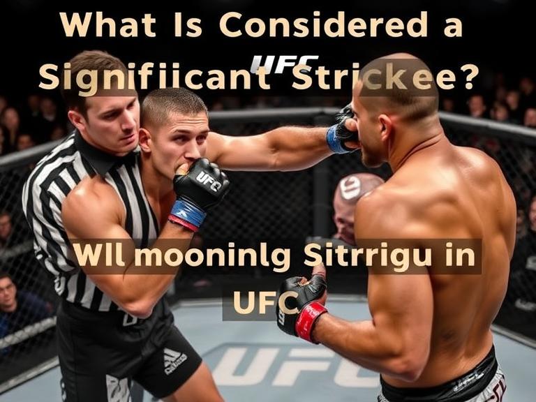 What Is Considered a Significant Strike in UFC