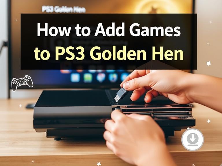 How to Add Games to PS3 Golden Hen