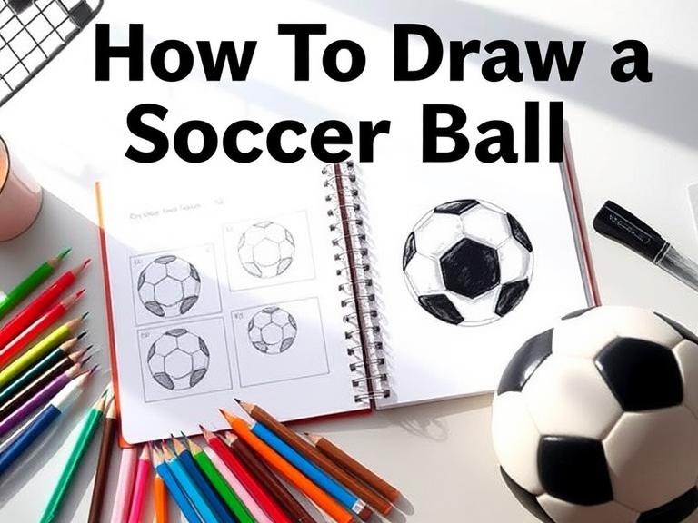 How to Draw a Soccer Ball