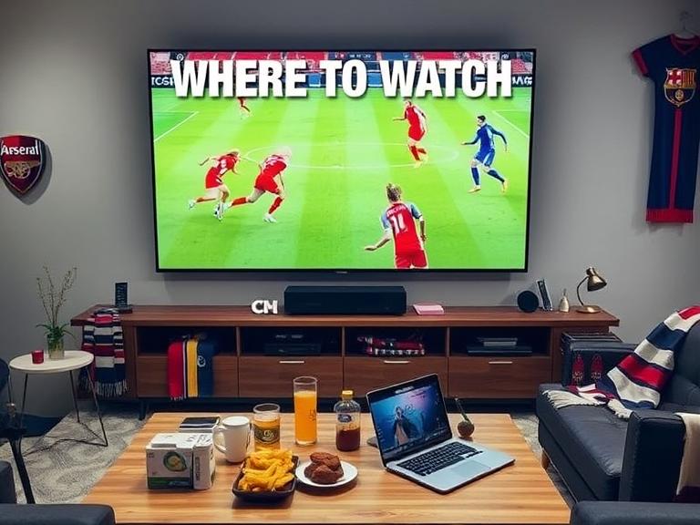 Where to Watch Arsenal W.F.C. vs FC Barcelona Femení