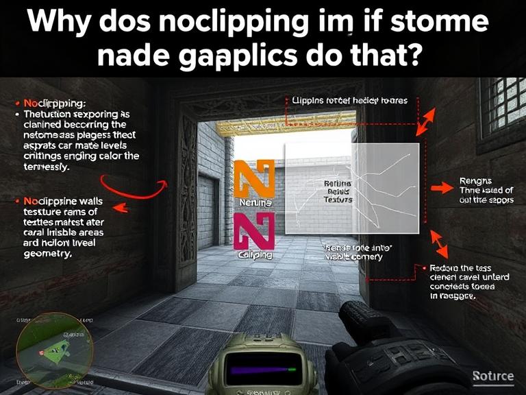 Why Does Noclipping in Source Games Make Graphics Do That