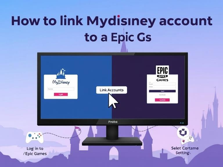 how to link mydisney account to epic games​