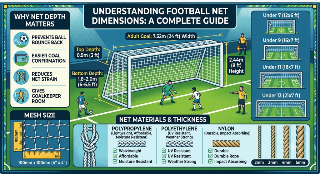 Football Net Dimensions: Complete Guide