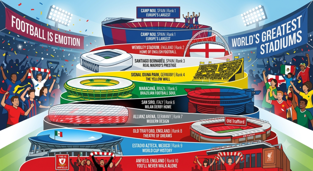 Top 10 Best Football Stadiums in the World
