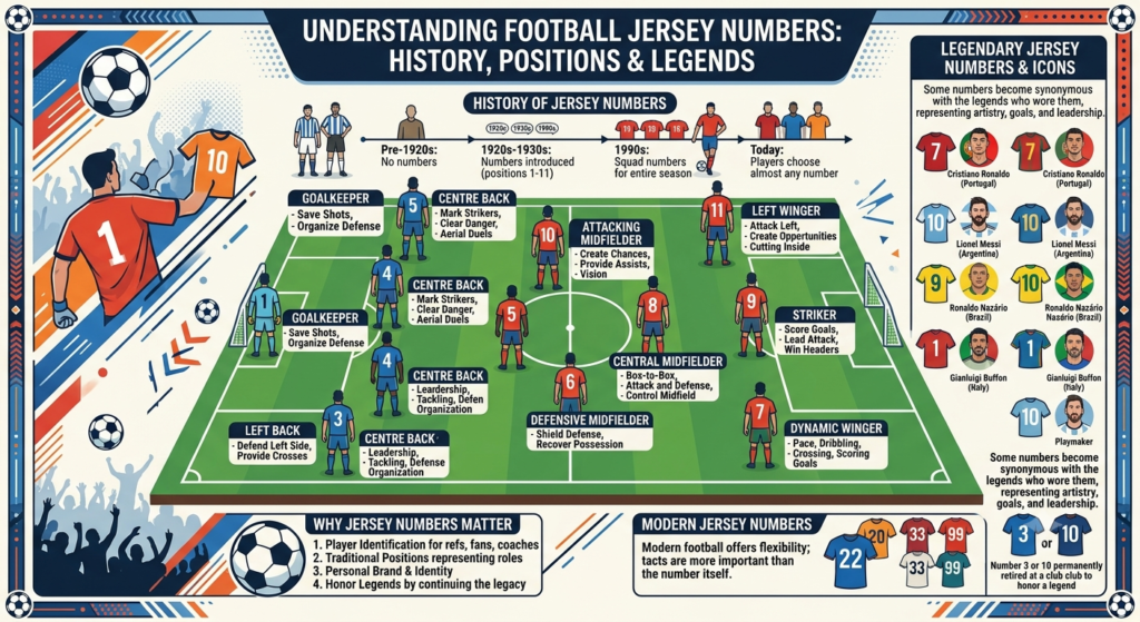 Football Jersey Numbers Explained