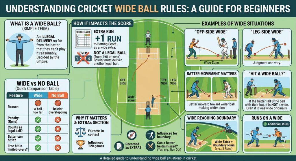 Cricket Wide Ball Rules: A Complete Guide for Beginners