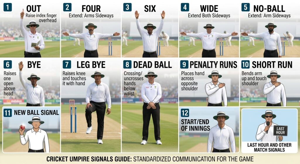 Cricket Umpire Signals