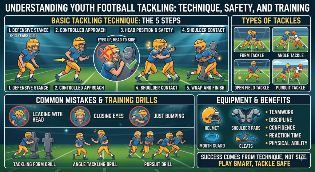 Youth Football Tackle: Complete Guide to Safe Tackling Techniques, Rules, and Skills
