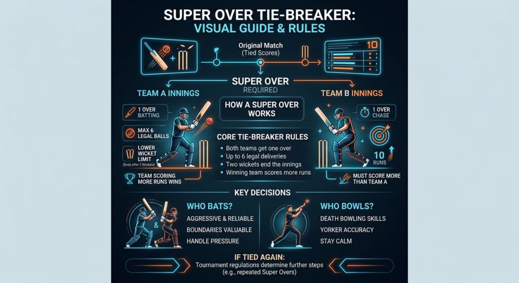 Cricket Super Over Rules: A Complete Guide to How Tie-Breakers Work Cricket Super Over Rules