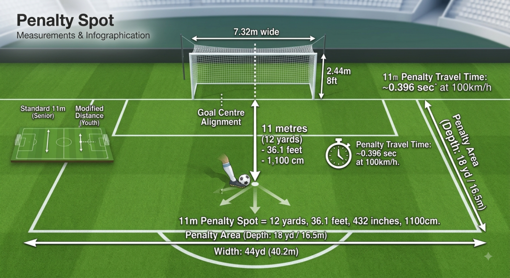 How Far Is a Penalty Spot in Football