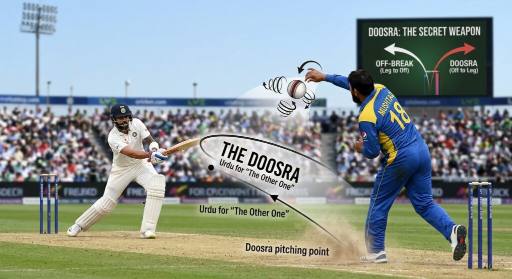 What Is a Doosra in Cricket? Complete Guide to Cricket’s Deceptive Spin Delivery What Is a Doosra in Cricket? Complete Guide to Cricket's Deceptive Spin Delivery